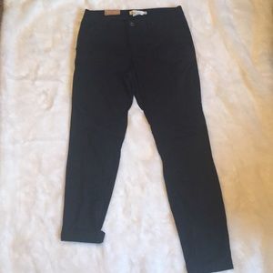 Navy khakis slim style